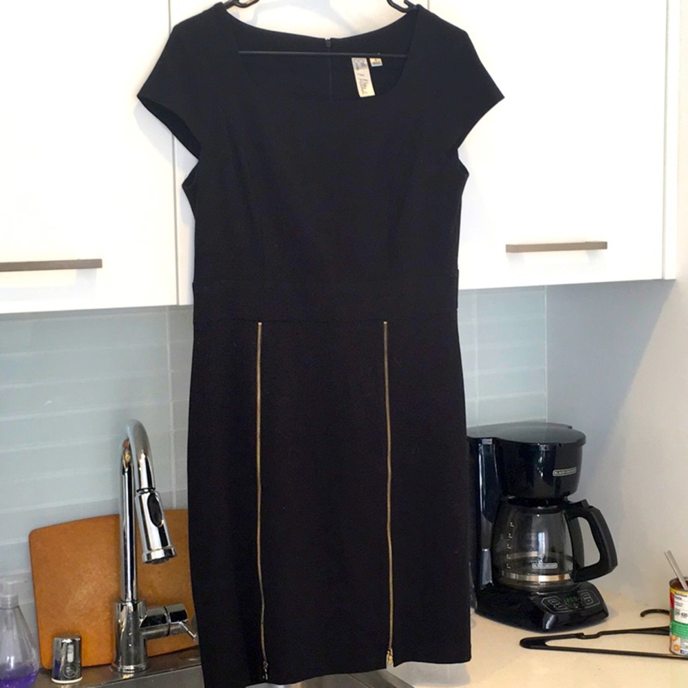 Little Black Zipper Dress